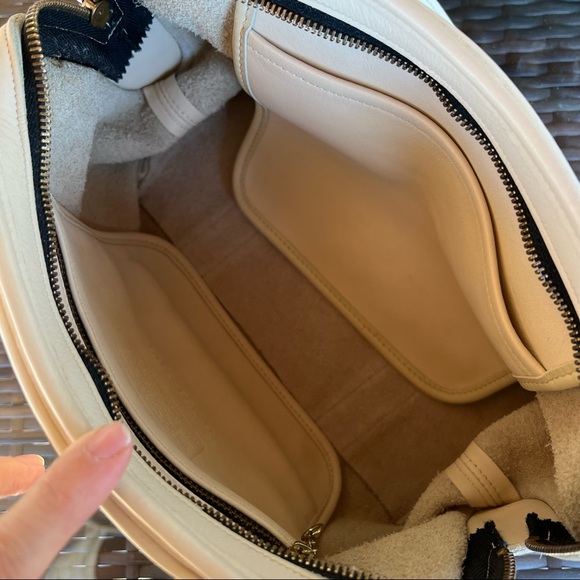 Vintage Coach Bone Ivory Soft Satchel #4055 Dr.’s Satchel - Picture 8 of 15